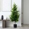 Nearly Natural Norfolk Pine Potted Artificial Christmas Tree - 5’ - Unlit